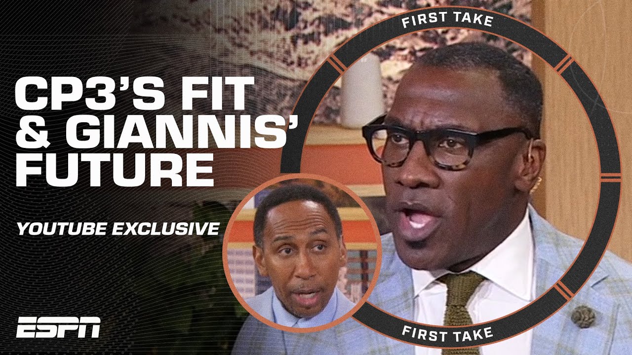 Stephen A. & Shannon debate CP3’s fit with the Warriors & Giannis’ future | First Take YT Exclusive