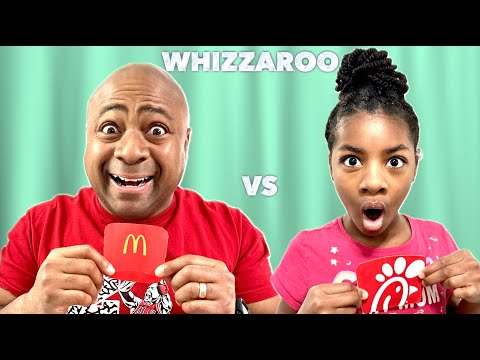 Whizzaroo Chickfila VS McDonalds Food Challenge