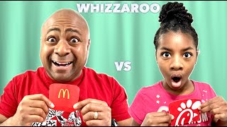 Whizzaroo Chickfila VS McDonalds Food Challenge