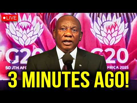 South Africa's G20 Opening Speech Sends Shockwaves!