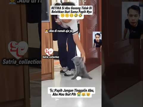KETIKA SI ABU GAK DI BOLEHKAN IKUT SAMA PAPIH NYA !!