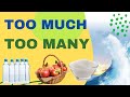 Usage of 'Too Much' and 'Too Many'