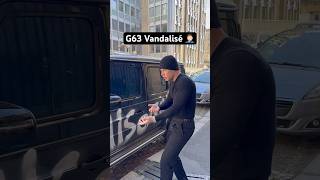 Avec une faute d’orthographe 🤦🏻‍♂️ #vandalism #lamenace #g63 #haters