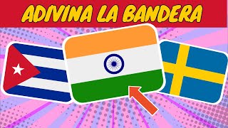 ¡ADIVINA LA BANDERA DE CADA PAÍS! 🌎⏰ | ¿CUÁNTAS BANDERAS CONOCES? 🤔 | TRIVIA DE GEOGRAFÍA