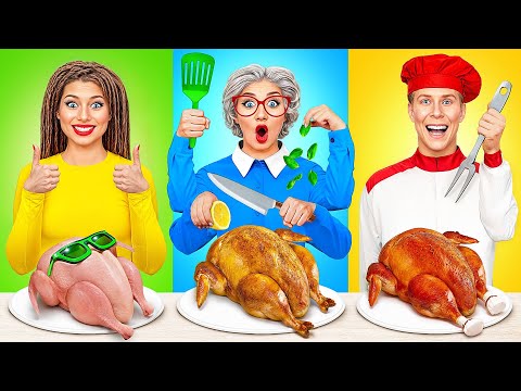 Reto De Cocina Yo vs Abuela | Deliciosos Trucos de Cocina por Multi DO Challenge