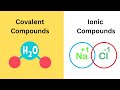 Covalent vs Ionic Compounds: Key Differences