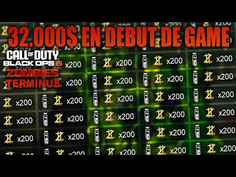 32.000 POINTS EN DEBUT DE GAME SUR TERMINUS ! (BLACK OPS 6 ZOMBIE ASTUCE TERMINUS)