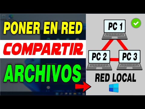 Como PONER en RED tu PC Y COMPARTIR ARCHIVOS (Crear Red Local) WINDOWS 10 Y 11✅