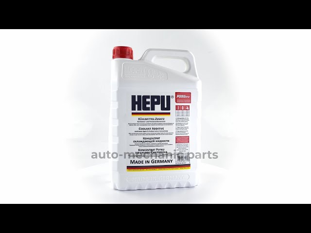 Антифриз HEPU G12 червоний, 5 літрів, відео - інтерент-магазин Auto-Mechanic