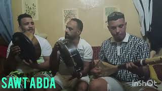 جلسة فنية مع الفنان زكرياء العبدي والفنانين محمد الكص وياسين المجدوب 