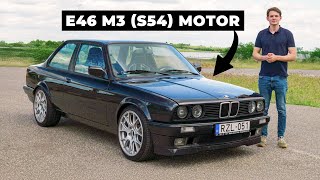 Ez hogyan LEGÁLIS?! BMW E30, M3 motorral