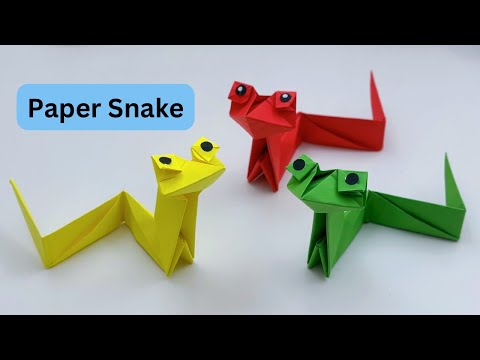 How To Make Easy Paper SNAKE For Kids / Nursery Craft Ideas / Paper Craft Easy / KIDS crafts