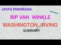 Rip Van Winkle: Key Events and Themes
