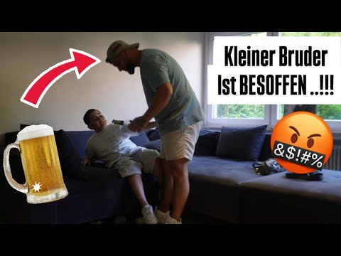 Betrunken PRANK an GROSSEN BRUDER!!