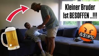 Betrunken PRANK an GROSSEN BRUDER!!