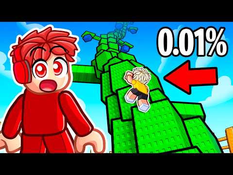 Climbing a 7,126,349 FT. Giant Beanstalk in Roblox! (500 LEVELS)