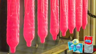 How Millions Of Condom Are Made Every Day - Amazing Rubber Product Manufacturing Line & Process