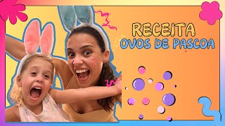 COMO FAZER OVOS DE PÁSCOA NO MICROONDAS - Páscoa da Tatá e da Lalá - RECEITA FÁCIL