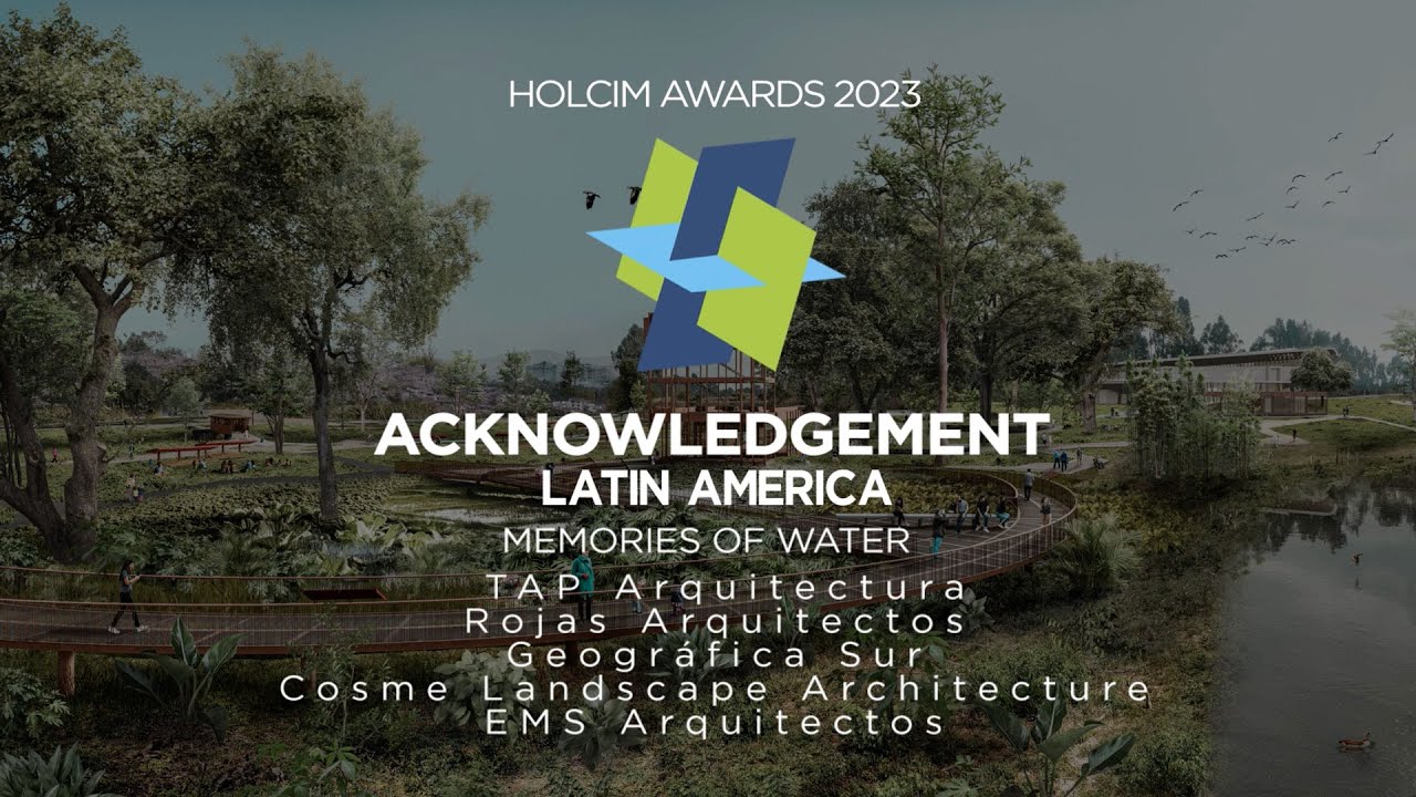 Holcim Awards 2023 prize announcement - Memories of Water