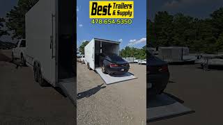 This isn’t your average enclosed trailer 🔥cell tech cellmax deckover enclosed