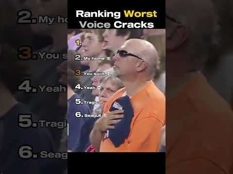 Ranking Worst Voice Cracks #shorts #viral #funny