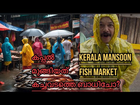 കണ്ടെയ്നർ ഷിപ്പ് മുങ്ങിയത് മീൻ കച്ചവടത്തെ എങ്ങിനെ ബാധിച്ചു, മീനും കുറവാണ്, നാടൻ മീൻ മാത്രം സുലഭം ✅🥹