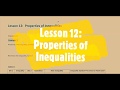 Inequalities and Their Operations