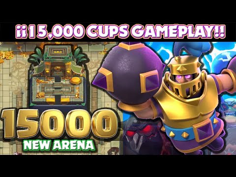 MEGA KNIGHT DECK 15,000 TROPHIES LADDER EASY BEST GAMEPLAY IN CLASH ROYALE !! #clashroyale #jynxzi