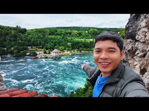น้ำตกสวยมากๆ ต้องมาดูสักครั้งในชีวิต พาชมน้ำตก Rheinfall-Felsen สวิสเซอร์แลนด์ | ยุดดี้อินสวิส Ep.3