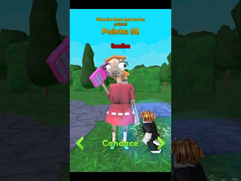Jumpscare Hungry Candace 💀 |#roblox Roblox Obby Rainbow Friends Hungry Nora Simpson