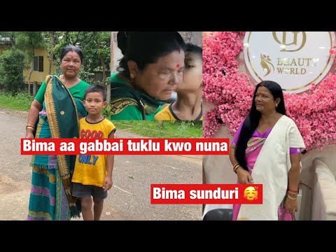 Bima aa Tuklu khwo nuna gabbai 🥰 || Bimakwo khwo salon aao pamper khambai