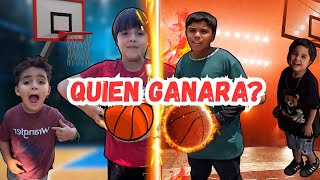 Jugamos retas de básquet boll 