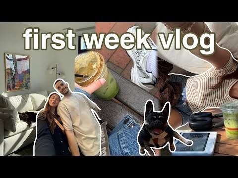 week in my life 🌼🏠🍂 *moving series ep 2* (finding new places, date nights, hauls, new furniture)
