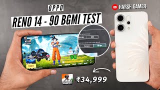 Oppo Reno 14 - 90 FPS BGMI Test After 3.9 Update, Heating & Battery Test 🔥