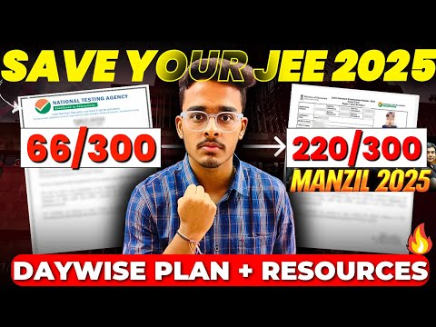 JEE Mains 2025: Complete ROADMAP for 99 Percentile🔥| How to cover FULL Syllabus in 80 Days