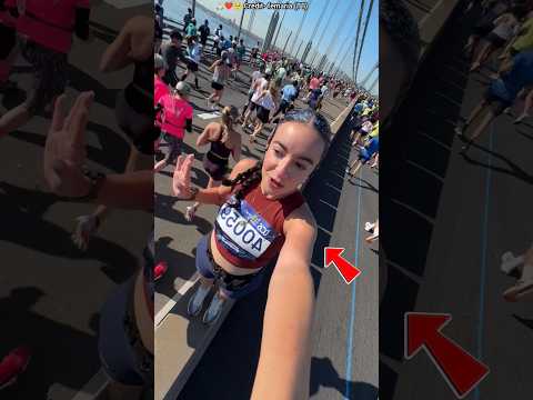 The Viral Marathon Footage That Tricks Your Brain! 🤯🎞️ #shorts