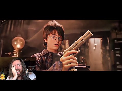 Asmongold LOSES IT while watching "Harry Potter with Guns"