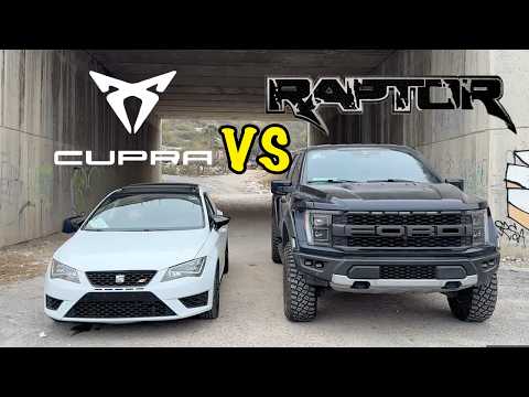 CORRI MI FORD RAPTOR CONTRA UN CUPRA TUNEADO(*TERMINA MAL SE QUEMA*)//Dani Universe//