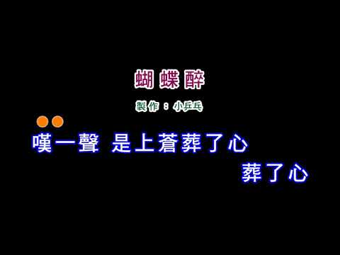 (演唱版)風采輪(阿輪)-蝴蝶醉(DIY卡拉OK字幕)