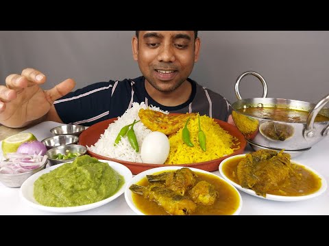 JUICE , DUCK EGG , OMELETTE , FISH , FRIED RICE EATING SHOW MUKBANG , FOOD RECIPE
