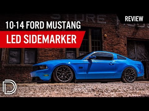 LED Sidemarkers: Ford Mustang 10-14 Smoked/Amber/Clear | TRS DD5060