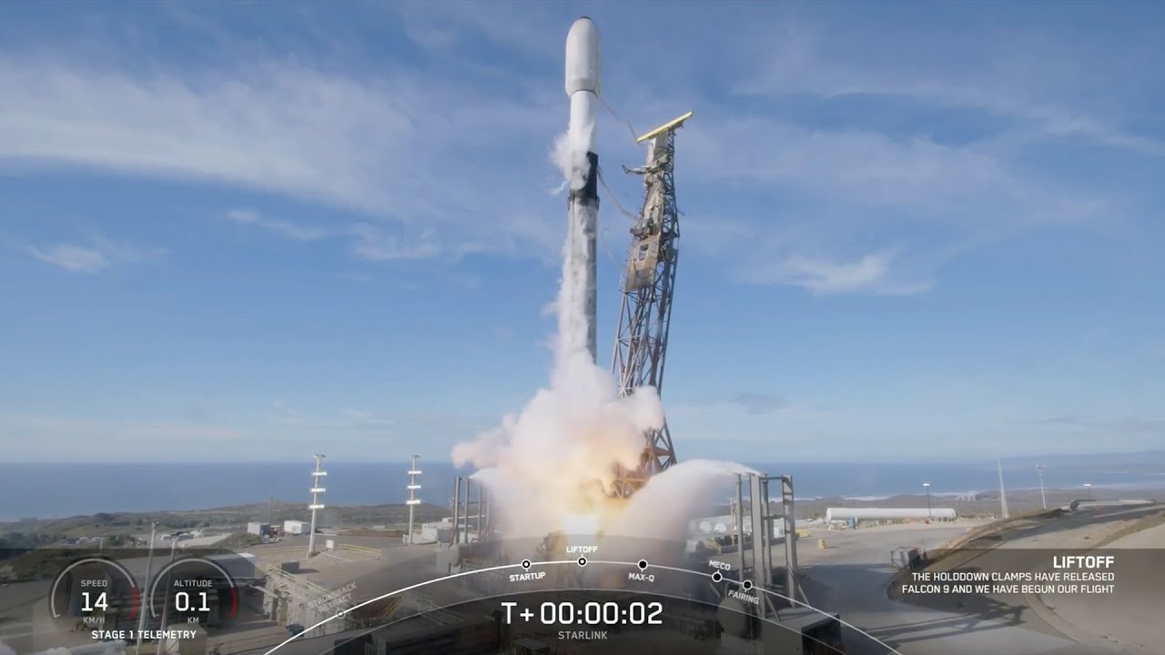 Blastoff! SpaceX launches 22 Starlink satellites from California, nails landing