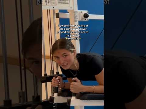 He almost looked…😳 #gymgirl #girlswholift #girl #girls #viral #funny #gym #fitness #gymlife #shorts