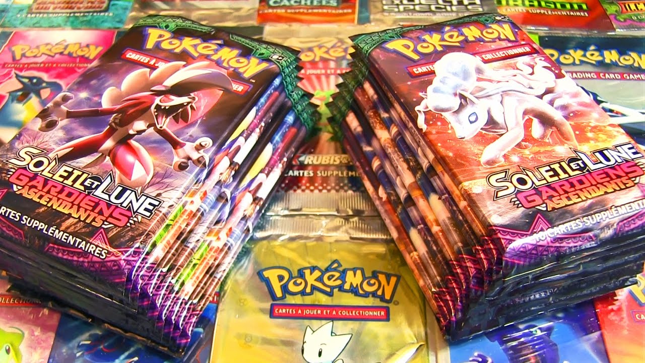 Ouverture de 18 boosters Pokémon SL2 GARDIENS ASCENDANTS FR !  INCROYABLE SUSPENS !