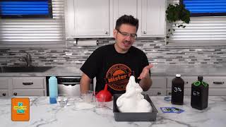 Elephant Toothpaste with 6% hydrogen peroxide