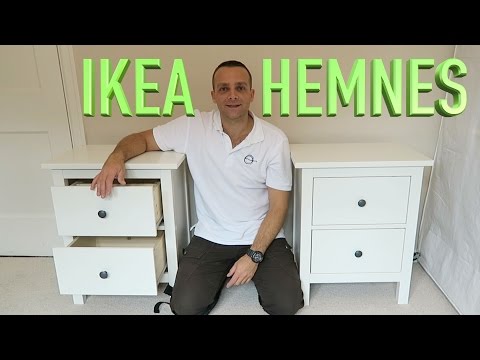 IKEA HEMNES Chest of 2 drawers assembly