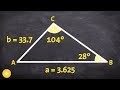 Triangle Properties and Law of Sines