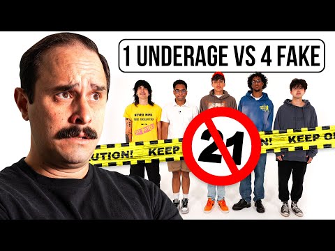 Bouncer Guesses Who Is Underage Vs 4 Fake