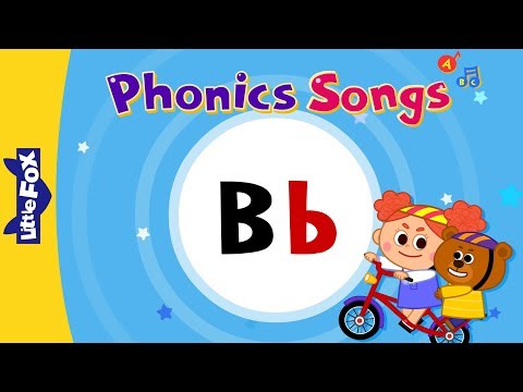 Letter Bb | New Phonics Songs | Little Fox | Animated Songs for Kids - YouTube