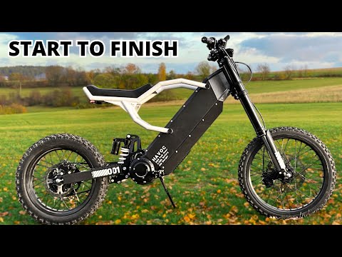 Building An Electric Motorcycle the Proper Way - DIY e-Moto from SCRATCH!